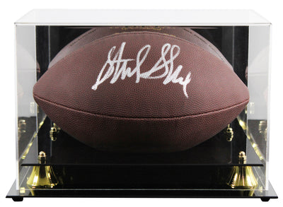 Packers Sterling Sharpe Signed Wilson Super Grip Football W/ Case BAS Witnessed