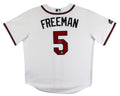 Braves Freddie Freeman Signed White Nike Jersey w/ 2021 WS Patch BAS #BW21211