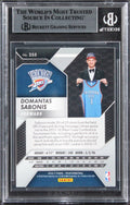 Thunder Domantas Sabonis Signed 2016 Panini Prizm #255 Rookie Card BAS Slabbed