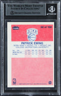 Knicks Patrick Ewing HOF 08 Authentic Signed 1986 Fleer #32 Card BAS Slabbed 2