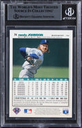 Mariners Randy Johnson Signed 1995 Collector's Choice #74 Card BAS Slabbed