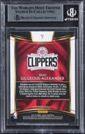 Clippers Shai Gilgeous-Alexander Signed 2018 Select #7 Rookie Card BAS Slabbed