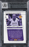 Lakers Shaquille O'Neal Signed 2013 Panini Prizm #204 Card Auto 10! BAS Slabbed