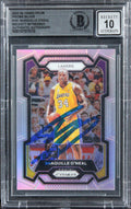 Shaquille O'Neal Signed 2023 Panini Prizm Silver #181 Card Auto 10! BAS Slabbed