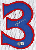 Allen Iverson Signed White 90's Throwback Pro Style Framed Jersey BAS Witnessed
