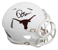 Texas Quinn Ewers Authentic Signed Speed Mini Helmet BAS Witnessed #2W076499