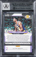Lakers Magic Johnson Signed 2020 Panini Prizm #219 Card Auto GM 10! BAS Slabbed