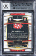 49ers Joe Montana Signed 2021 Select #36 Card Auto Grade Mint 10! BAS Slabbed