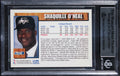 Shaquille O'Neal Signed 1992 Hoops Draft Redemption #A Rookie Card BAS Slabbed