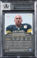 Steelers Hines Ward Signed 1998 Finest #148 Rookie Card Auto 10! BAS Slabbed