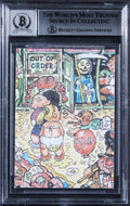 Chevy Chase Signed 2023 Topps Garbage Pail Kids #42B Card Auto 10! BAS Slabbed 2