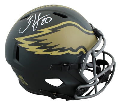 Eagles Brian Dawkins Signed STS IV Full Size Speed Rep Helmet BAS Witnessed