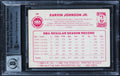 Lakers Magic Johnson Signed 1985 Star #28 Card Auto Grade Mint 10! BAS Slabbed