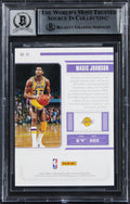 Magic Johnson Signed 2018 Contenders Draft Picks #43 Card Auto 10! BAS Slabbed 2