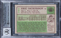 Rams Eric Dickerson "HOF 99" Signed 1984 Topps #280 Card Auto 10! BAS Slabbed