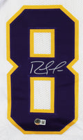 Randy Moss Authentic Signed White Pro Style Framed Jersey BAS Witnessed