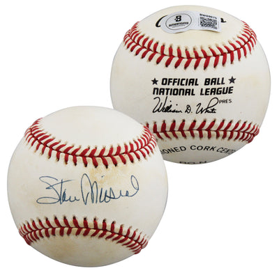 Cardinals Stan Musial Authentic Signed William White ONL Baseball BAS #BW89075