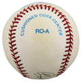 Indians Bob Feller "HOF 62" Authentic Signed Brown OAL Baseball BAS #BW89076