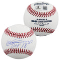 Angels Vladimir Guerrero "HOF 18" Signed Robert Manfred OML Baseball W/ Case BAS