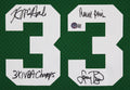 Celtics (3) Bird, Parish & McHale Signed Green M&N Swingman Jersey BAS Witnessed
