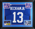 Odell Beckham Jr. Authentic Signed Blue Pro Style Framed Jersey BAS Witnessed