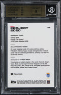 Royals George Brett Signed 2020 Topps Project 2020 #55 Card 9.5 Auto 9! BAS Slab