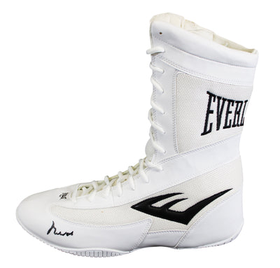 Muhammad Ali Signed White Everlast Boxing Shoe Size 13 Auto 10! PSA/DNA #4A54370