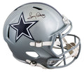 Cowboys Tony Dorsett Authentic Signed Full Size Speed Rep Helmet BAS Witnessed 3