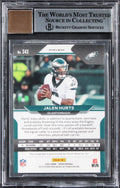 Jalen Hurts Signed 2020 Panini Prizm #343 RC Card Grade 9, Auto 10! BAS Slabbed