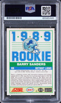 Barry Sanders "89 ROY" Signed 1989 Score #257 RC Card Auto 10! PSA/DNA Slabbed
