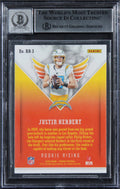 Chargers Justin Herbert Signed 2020 Panini Phoenix #3 RC Card Auto 10! BAS Slab