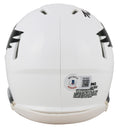 Eagles Randall Cunningham Signed 1969-73 TB Speed Mini Helmet W/ Case BAS Wit
