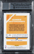 Bucks Giannis Antetokounmpo Signed 2019 Donruss Optic #81 Card Auto 10! BAS Slab