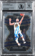 Warriors Stephen Curry Signed 2019 Select #91 Card Auto Grade 10! BAS Slabbed