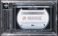Yankees Aaron Judge Signed 2020 Topps Tribute Triple Relics #TTRAJ Card BAS Slab