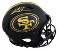 49ers Mike Evans Signed Eclipse Full Size Speed Proline Helmet BAS Witnessed