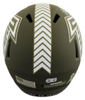 Falcons Julio Jones Signed Salute To Service Full Size Speed Rep Helmet BAS Wit