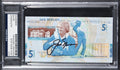 Jack Nicklaus Authentic Signed 5 Pound Royal Bank of Scotland Note PSA Slabbed 2