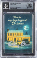 Chevy Chase National Lampoon's Christmas Vacation Signed Custom Card BAS Slabbed