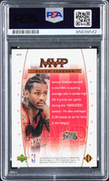 76ers Allen Iverson Signed 2000 Upper Deck GJ Edition #410 Card PSA/DNA Slabbed
