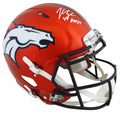 Broncos John Lynch "HOF '21" Signed Flash F/S Speed Proline Helmet W/ Case BAS W