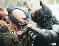 Tom Hardy & Christian Bale The Dark Knight Rises Signed 11x14 Framed Photo BAS