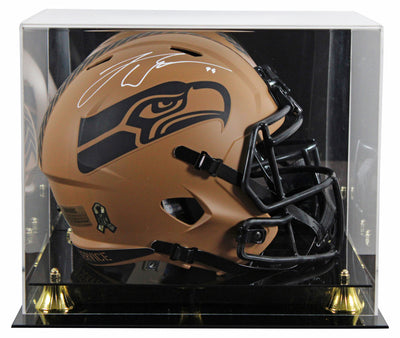 Seahawks Leonard Williams Signed STS II Full Size Speed Rep Helmet W/ Case BAS W