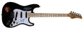 George Strait Authentic Signed Glarry Black Electric Guitar JSA #AK83191