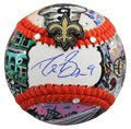 Saints Drew Brees Signed Charles Fazzino Artwork Baseball Fanatics #WN55913416