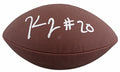 Steelers Kaleb Johnson Authentic Signed Wilson Super Grip Football BAS Witnessed