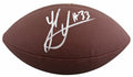 Steelers Jack Sawyer Signed Wilson Super Grip Football W/ Case BAS Witnessed