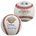 D-Backs Randy Johnson "WS MVP" Signed 2001 WS Logo OML Baseball BAS #BW88062
