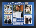 The Office (4) Carell, Wilson, Krasinski & Fischer Signed Framed Display BAS