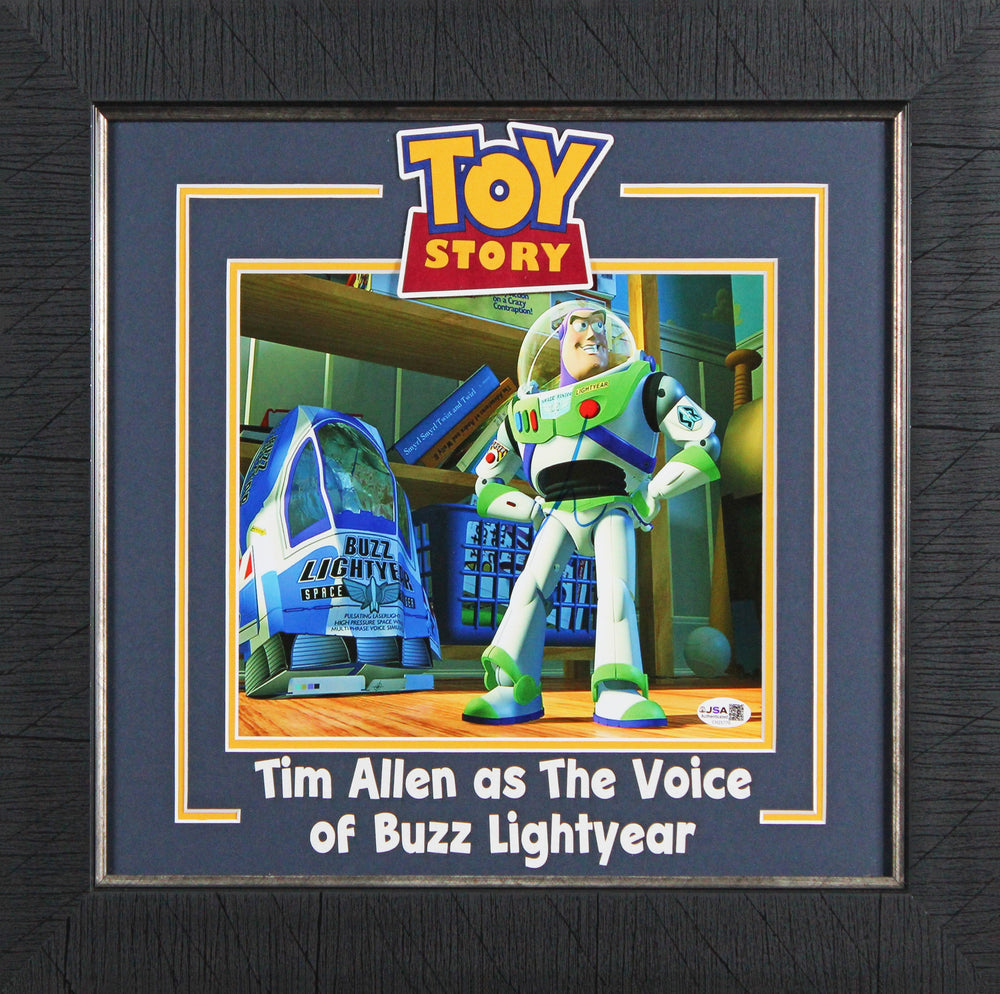 Tim Allen Toy Story Authentic Signed 8x10 Framed Horizontal Photo JSA #CH25770